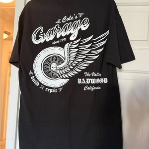 Badwood Black Graphic Tee